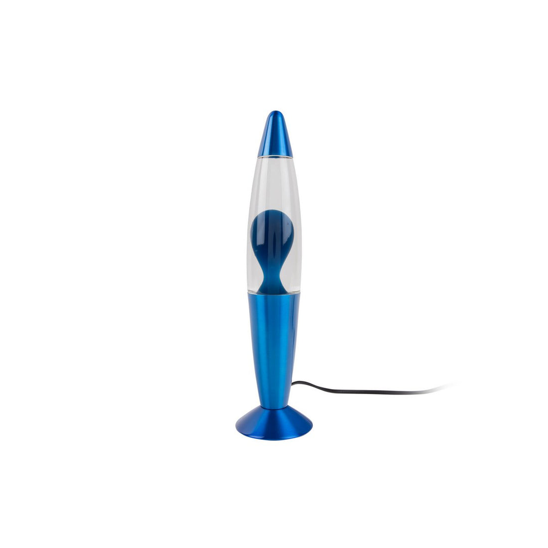 Retro lavalamp Funky Rocket –  blauwe tafellamp Leitmotiv