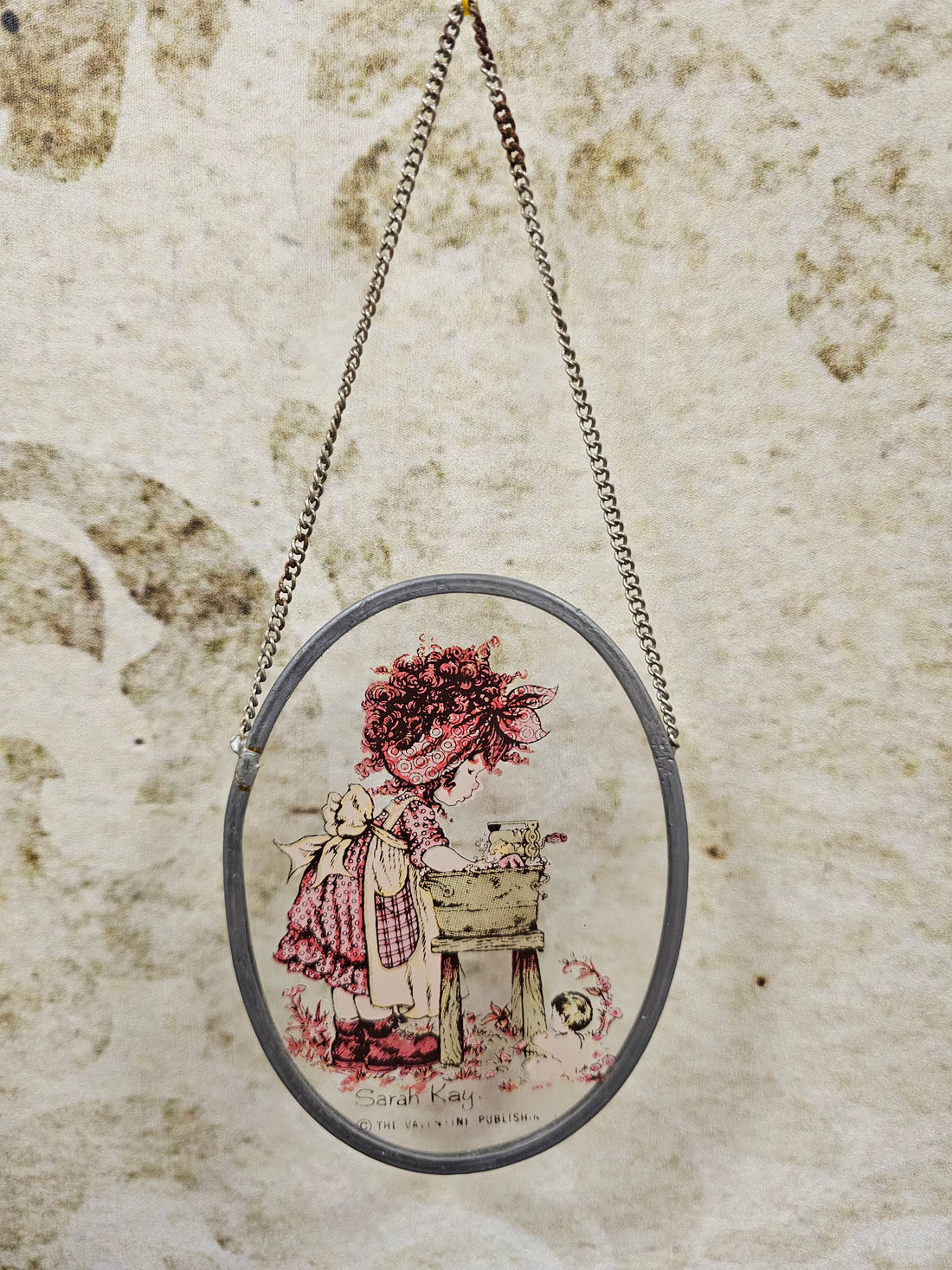 Vintage Sarah Kay raamhanger ovaal