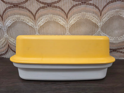 Tupperware Kornuit broodtrommel geel
