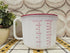 Tupperware maatbeker wit met rode deksel – 2 liter inhoud