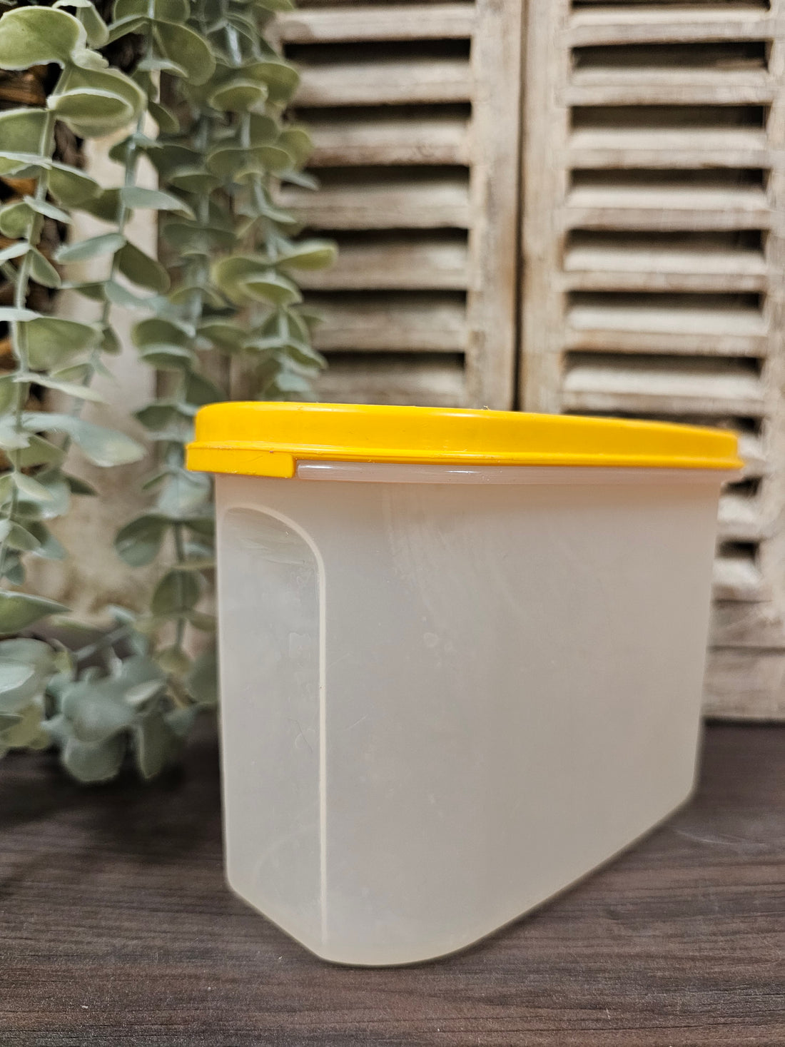 Tupperware ruimtespaarder oranje