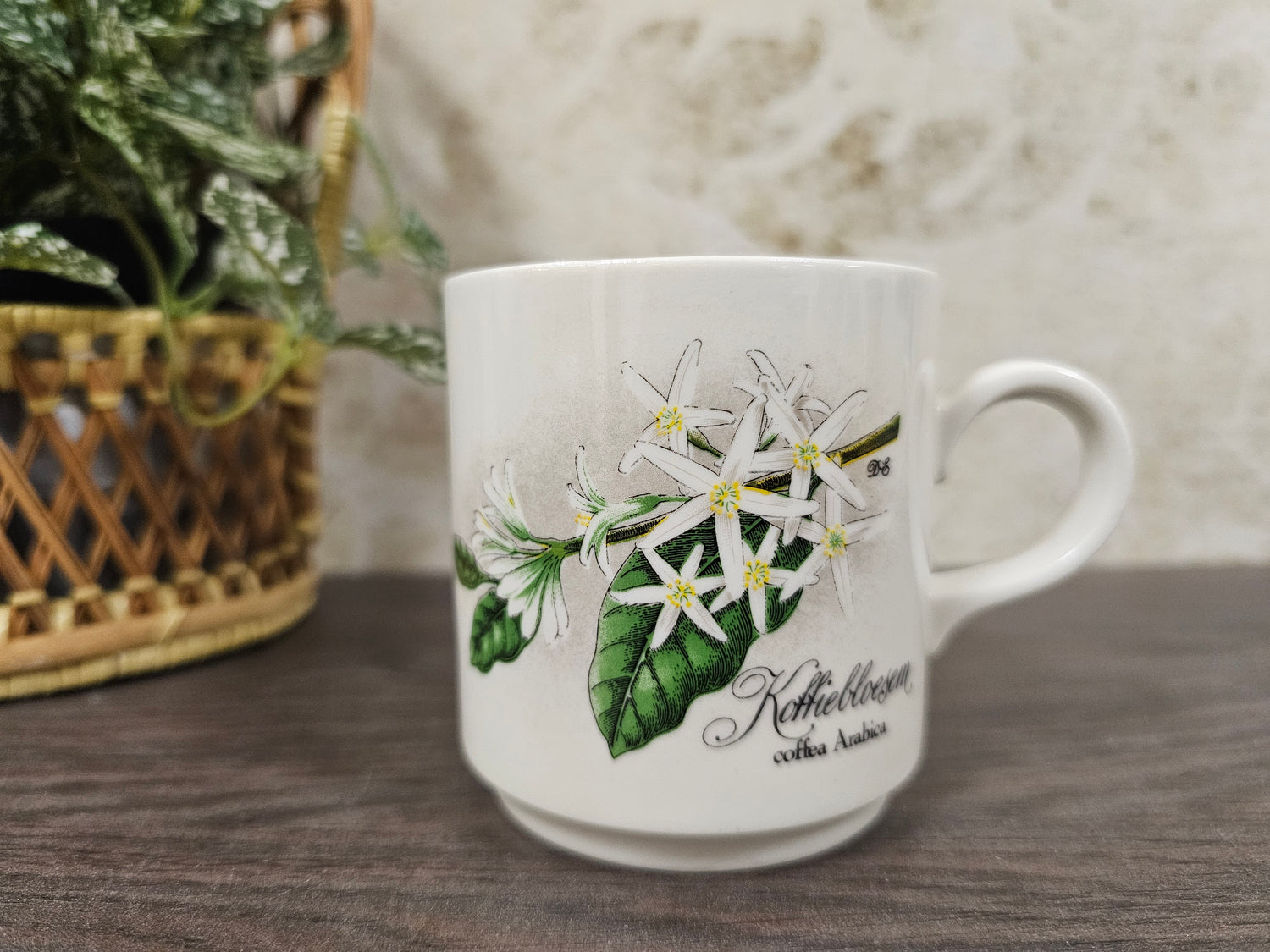 Villeroy Boch Douwe Egberts koffie mok Arabica koffie bloesem
