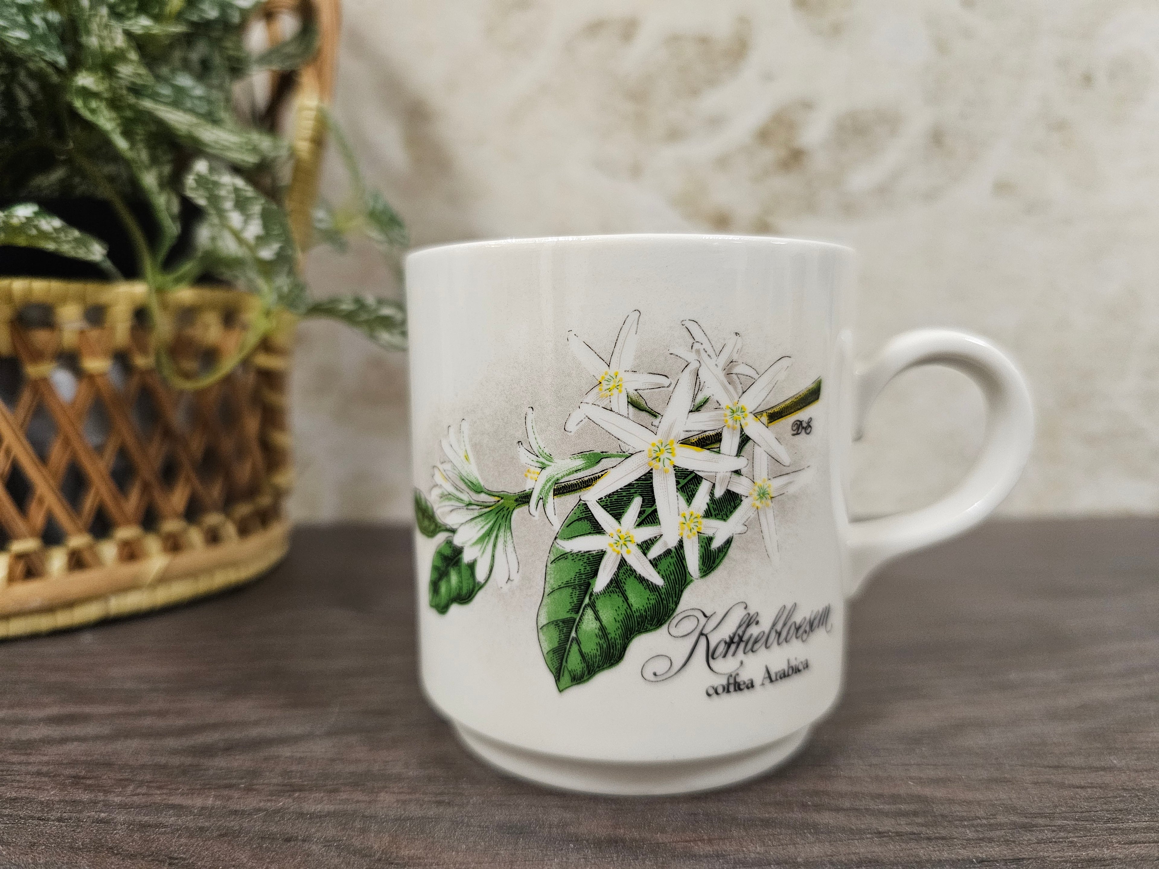 Villeroy Boch Douwe Egberts koffie mok Arabica koffie bloesem