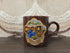 Vintage Douwe Egberts mok met Siem de schipper illustratie van Villeroy en Boch