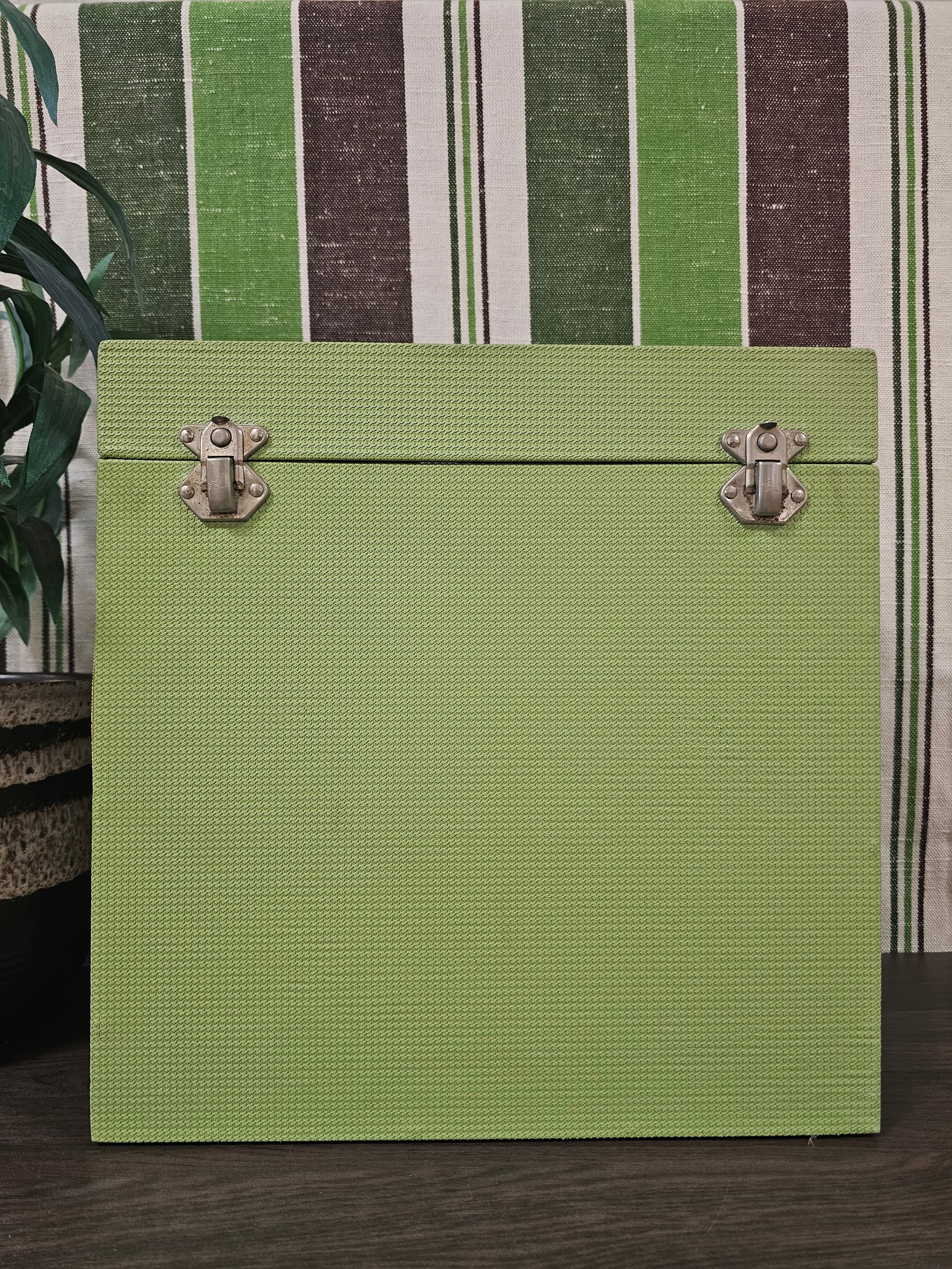 Lp koffer zachtgroen met grijs 