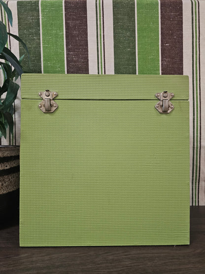 Lp koffer zachtgroen met grijs 