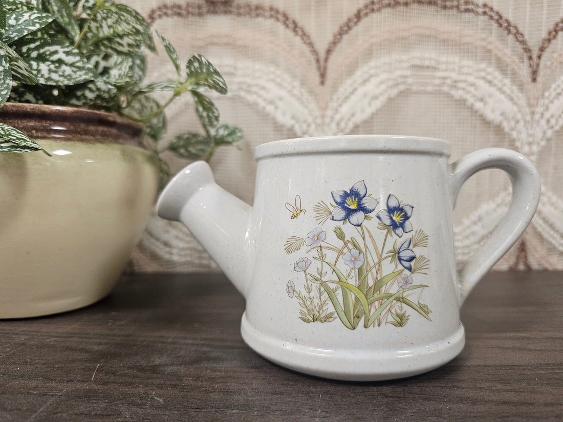 Wildflower gieter bloempot blauwe bloemen