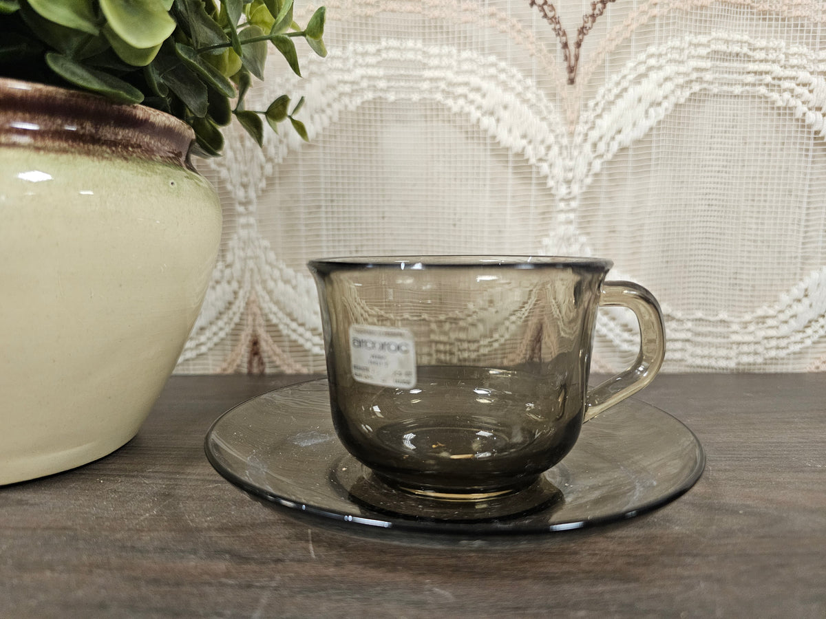 Arcoroc France rookglas kop en schotel