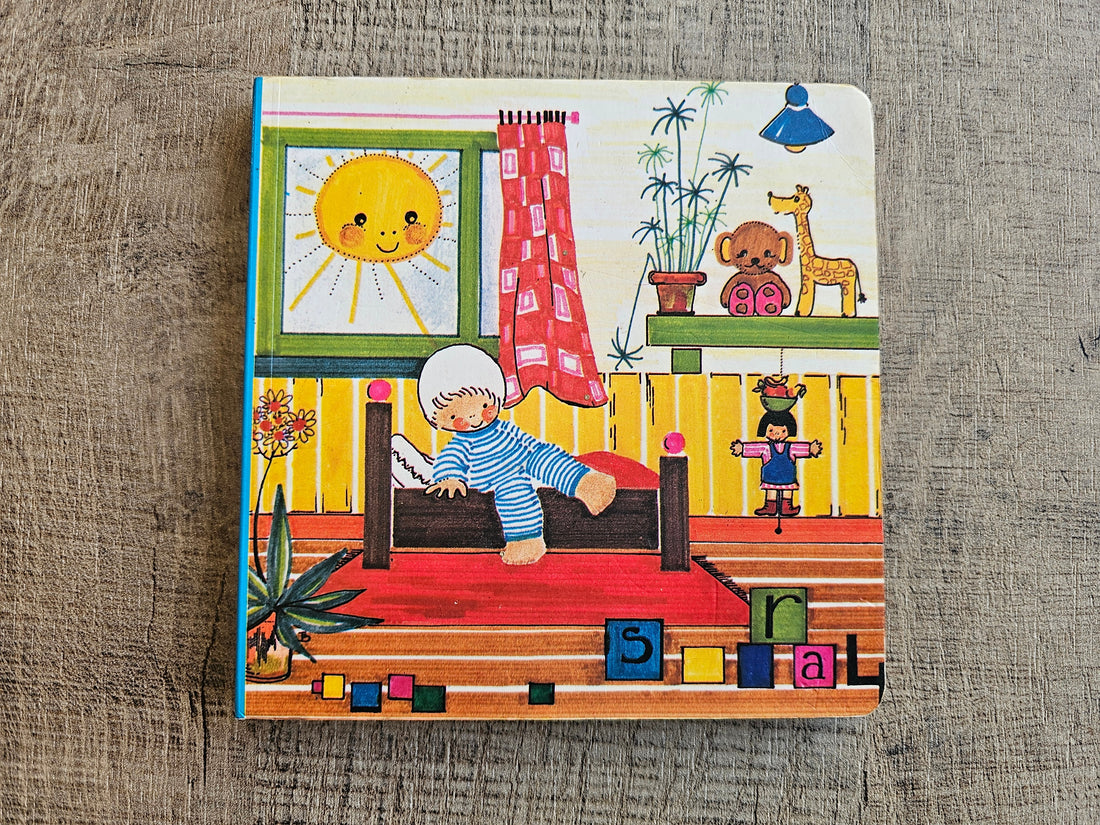 Botjes boekje 4 "Eruit, de zon is op" vintage kinderboekje