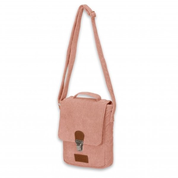 Retro cross body tas roze blush