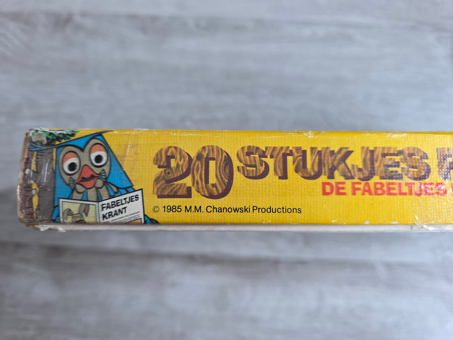 Vintage Fabeltjeskrant puzzel met Zoef de Haas 1985