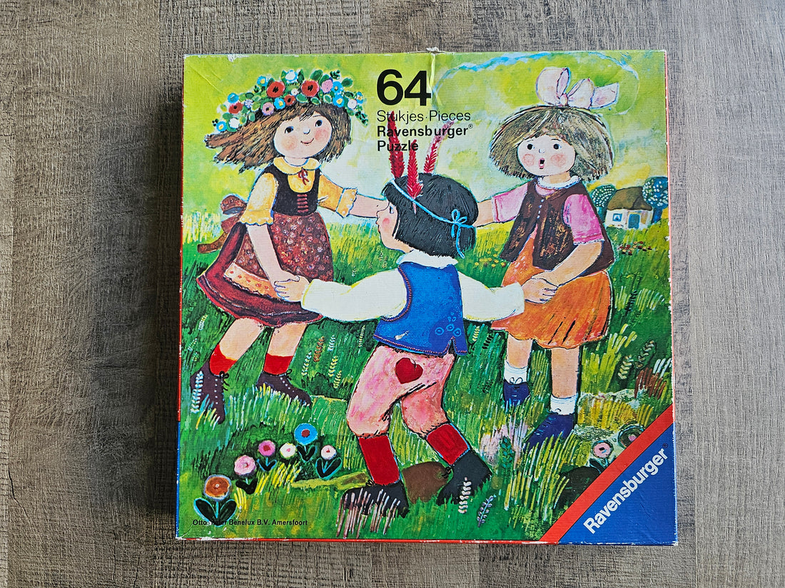 Ravensburger puzzel kinderliedjes 1974