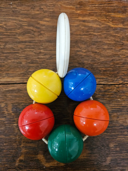 Ambi toys rammelaar gekleurde ballen