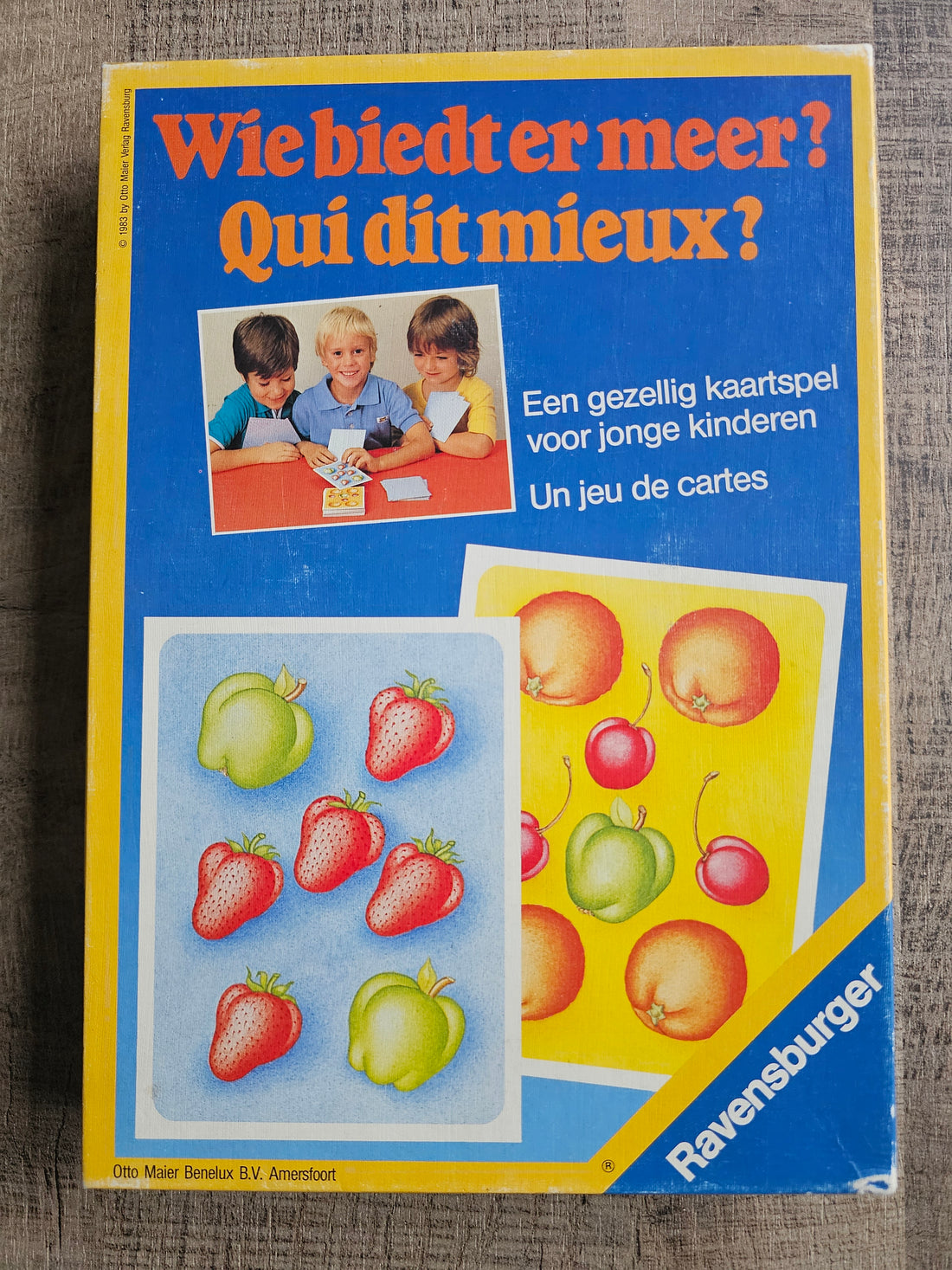 Wie biedt er meer kaartspel – Ravensburger vintage kinderspel
