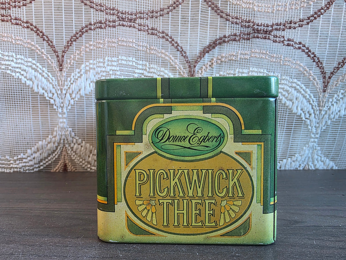 Vintage Douwe Egberts Pickwick theeblik