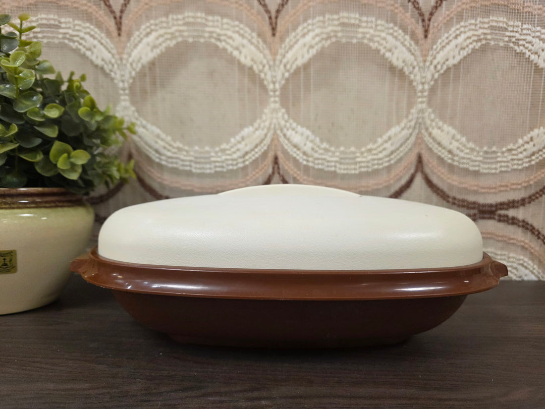 Tupperware serveerwonder rijststomer - vintage 3-delig