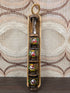 Vintage houten eierdopjes met zandloper