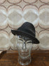Vintage persglas hoedenhoofd / mannequinkop