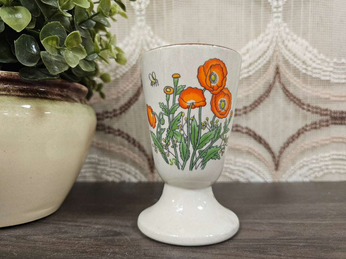 Wildflower vintage beker klaprozen zonder oor