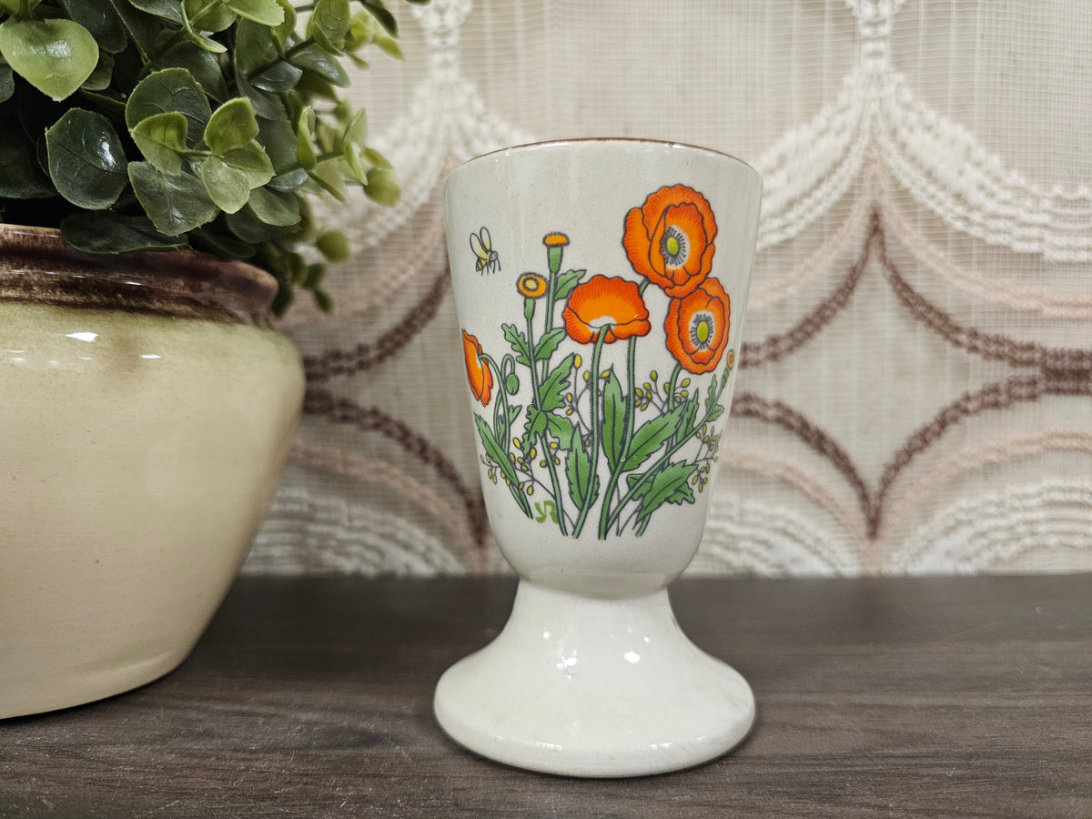 Wildflower vintage beker klaprozen zonder oor