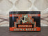 Zwart vintage Douwe Egberts Aroma-Koffie blik Anno 1753 met rode en goudkleurige details